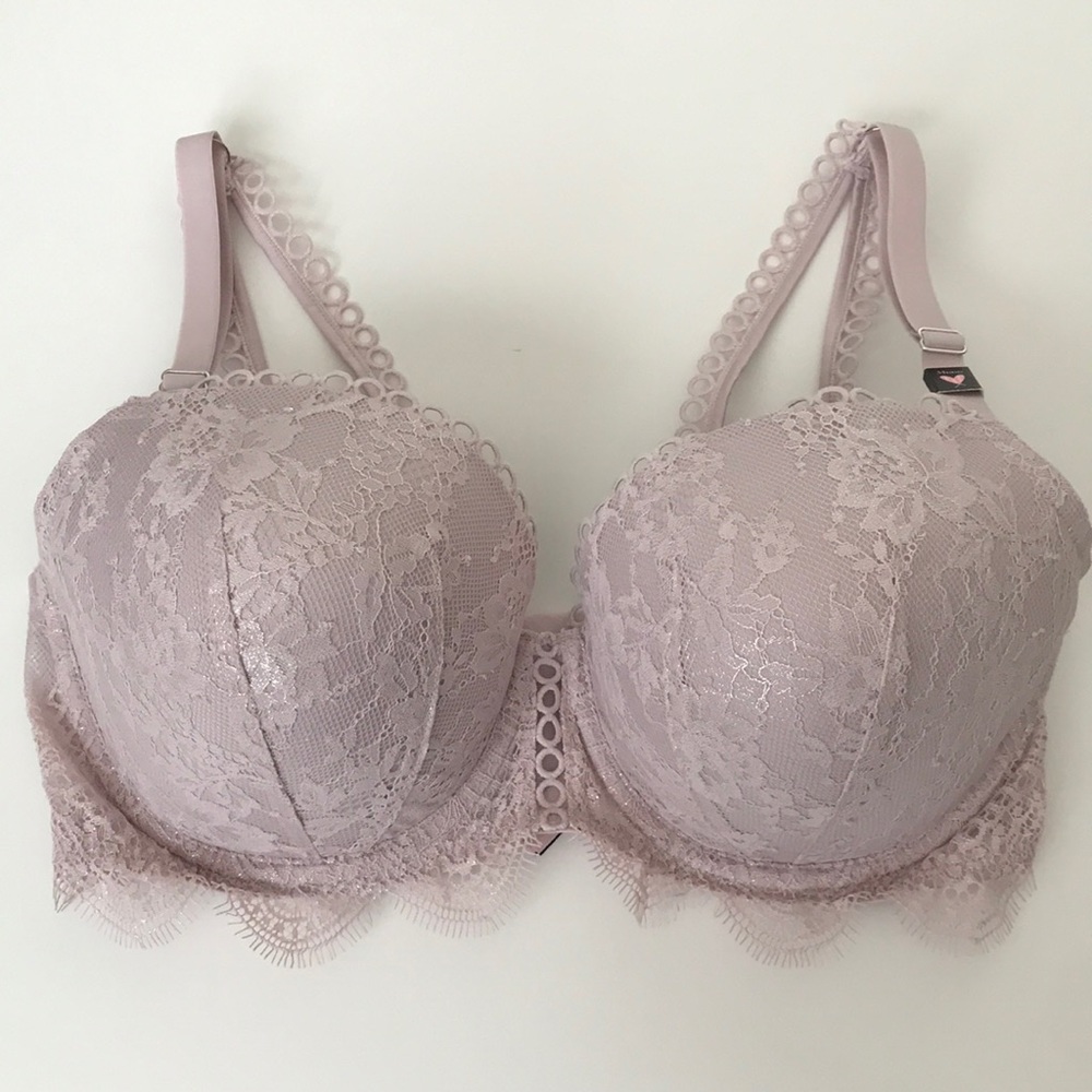 New! VS Dreams Angel Lined Demi bra 34DDD